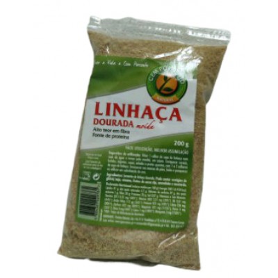 LINHACA DOURADA MOIDA 100% 200GR
