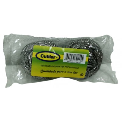 ESFREGAO INOX P2 CUTILAR 18GR